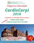 CardioCarpi. Innovazione in cardiologia clinica e sportiva. Carpi 5-6 Ottobre 2018 auditorium San rocco
