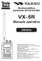 VX- 5R Manuale operativo
