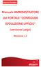 Manuale AMMINISTRATORE. del PORTALE CONFIGURA EVOLUZIONE UFFICIO (versione Large)