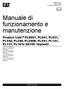 Manuale di funzionamento e manutenzione