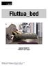 Fluttua_bed SCHEDA PRODOTTO PRODUCT FACT SHEET