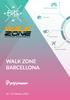 WALK ZONE BARCELLONA. Programma