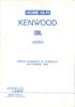 KENWOOD JBL. Lin<zar_ KENWOOD LINEAR S.p.A Milano - Via Arbe, 50 Tel. 02/ Telex LIDEA I HOME HI-FI.