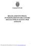 REGOLAMENTO PER IL FUNZIONAMENTO DEI CENTRI SOCIALI POLIVALENTI PER ANZIANI