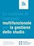 La centrale di comando multifunzionale per la gestione dello studio.