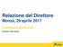 Relazione del Direttore Monza, 29 aprile 2017
