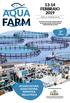 13-14 FEBBRAIO rd edition ACQUACOLTURA, ALGOCOLTURA, INDUSTRIA DELLA PESCA FIERA DI PORDENONE