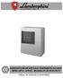 GENERATOARE DE AER CALD, SUSPENDATE, CU GAZE SERIA AIR A - AIR AC - Modelele MANUAL DE INSTALARE SI INTRETINERE