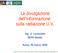 La divulgazione dell informazione sulla radiazione U.V.