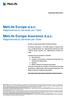 Fascicolo Informativo MetLife Europe d.a.c. MetLife Europe Insurance d.a.c. Contratto di assicurazione Creditor Protection Insurance.