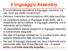 Il linguaggio Assembly