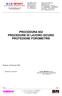 PROCEDURA 002 PROCEDURE DI LAVORO SICURO PROTEZIONE FOROMETRIE