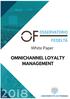 L evoluzione del Loyalty Management: dai programmi fedeltà al CRM all Omnichannel Customer Experience