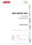 MCZ GROUP SPA. Codice etico. Via La Croce 8. Fontanafredda (PN) Art. 6, Decreto Legislativo n. 231/2001. Codice