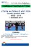 COPPA NAZIONALE MSP 2018 Squadre Yoseikan Budo U12 - U14 4 novembre 2018