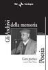 Sardegna. della memoria. Collana diretta da. Romano Cannas. Gli Archivi. Gara poetica. Poesia. a cura di Paolo Pillonca