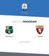Matchday 17 SERIE A TIM Reggio Emilia, 22/12/2018 STADIUM MAPEI STADIUM 15:00