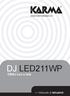DJ LED211WP Effetto luce a leds >> Manuale di istruzioni