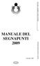 MANUALE DEL SEGNAPUNTI 2009