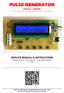 PULSE GENERATOR 50us - 999s with PIC16F886 microcontroller and LCD Module