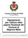 Comune di Bagnolo Mella Provincia di Brescia. Regolamento per l utilizzo della pagina Facebook del Comune di Bagnolo Mella