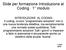 Slide per formazione Introduzione al Coding 1 modulo