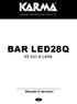 BAR LED28Q kit luci a Leds Manuale di istruzioni