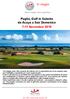 Puglia, Golf in Salento da Acaya a San Domenico 7-11 Novembre 2018