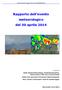 Rapporto dell evento meteorologico del 30 aprile 2014