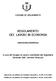 REGOLAMENTO DEI LAVORI IN ECONOMIA