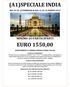 (A1)SPECIALE INDIA EURO 1550,00
