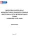 MAPPATURA ACUSTICA DELLE INFRASTRUTTURE DI TRASPORTO STRADALE GESTITE DALLA CITTA METROPOLITANA DI TORINO AI SENSI DEL D.LGS.