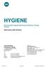 HYGIENE. Descrizione dello Schema. Environmental Hygiene Monitoring Proficiency Testing Scheme