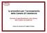 La procedura per l accorpamento delle Camere di Commercio