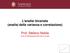 L'analisi bivariata (analisi della varianza e correlazione) Prof. Stefano Nobile. Corso di Metodologia della ricerca sociale