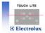 Touch Lite. Touch Lite = nuovo dispositivo elettronico per cassette autarchiche in vetroceramica Posizionato sotto il dispositivo HIC Fornitore E.G.O.