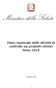 Ministero della Salute. Piano nazionale delle attività di controllo sui prodotti chimici Anno 2018