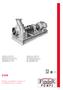 UHN. Pompe centrifughe di processo Centrifugal process pumps. Portata fino a 4000 m 3 /h Capacity up to 4000 m 3 /h
