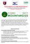 REGOLAMENTO 3^ CORRI MOLENTARGIUS 1^ combinata Curri Murera & Corri Molentargius Domenica 12 novembre 2017