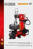 32 Automatic tyre changer with 2 nd generation Leva la leva (Without lever) technology Even more performing, even more ingenious