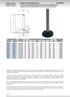 Piede in Polyamide & Inox DIMENSIONI PRINCIPALI - MAIN DIMENSIONS