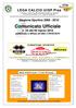 Comunicato Ufficiale n. 24 del 04 marzo 2010 pubblicato e affisso all albo il 04/03/2010