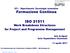ISO Work Breakdown Structures for Project and Programme Management. DTI Dipartimento Tecnologie Innovative Formazione Continua