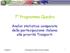 7 Programma Quadro. Analisi statistica comparata della partecipazione italiana alla priorità Trasporti 12/09/2011
