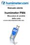Manuale utente humimeter PM4 Misuratore di umidità della carta e misura della temperatura della carta