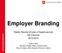 Employer Branding. Master Risorse Umane e Organizzazione XIX Edizione