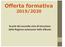Offerta formativa 2019/2020. Scuole del secondo ciclo di istruzione della Regione autonoma Valle d Aosta