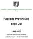 Raccolta Provinciale degli Usi