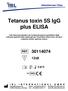 Tetanus toxin 5S IgG plus ELISA