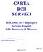 CARTA DEI SERVIZI dei Centri per l Impiego e Servizio Disabili della Provincia di Mantova